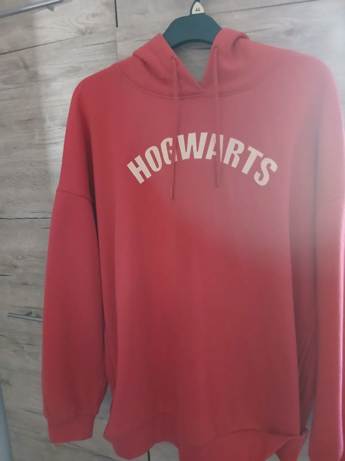 Hogwarts feliratos rózsaszín hoodie 1