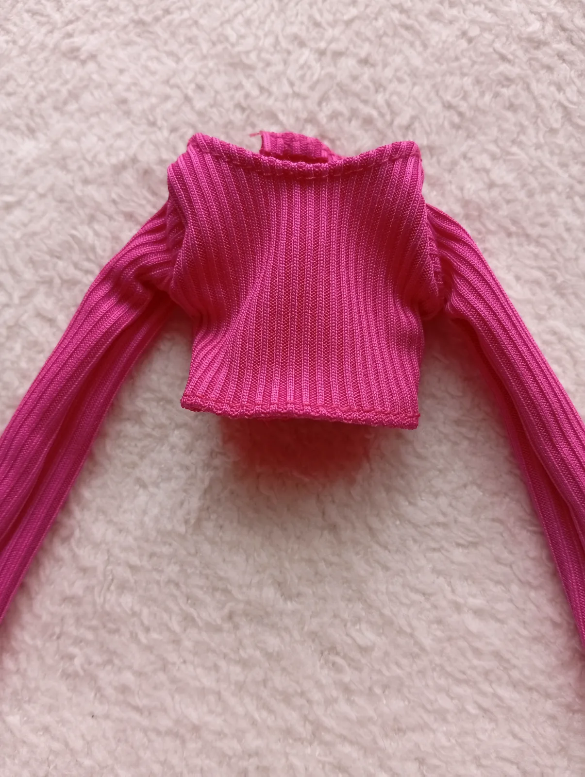 Barbie ruha szett fehér rakott szoknyával 2