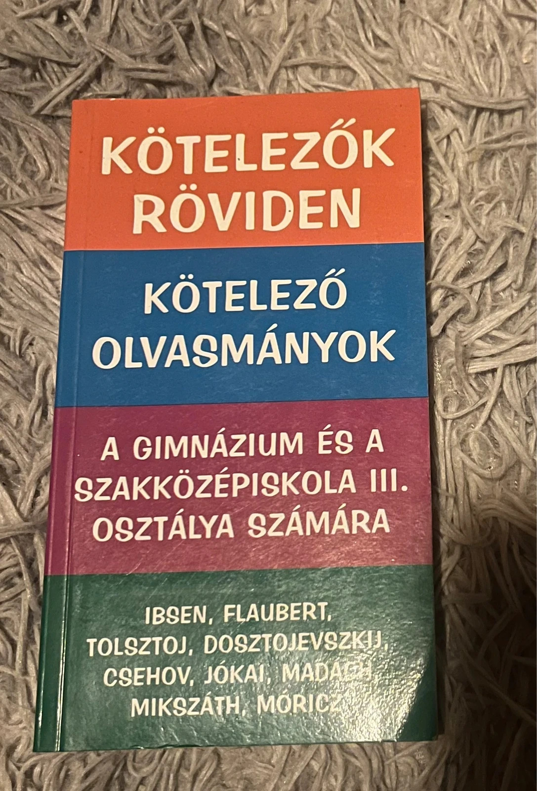 Kötelezők röviden 1