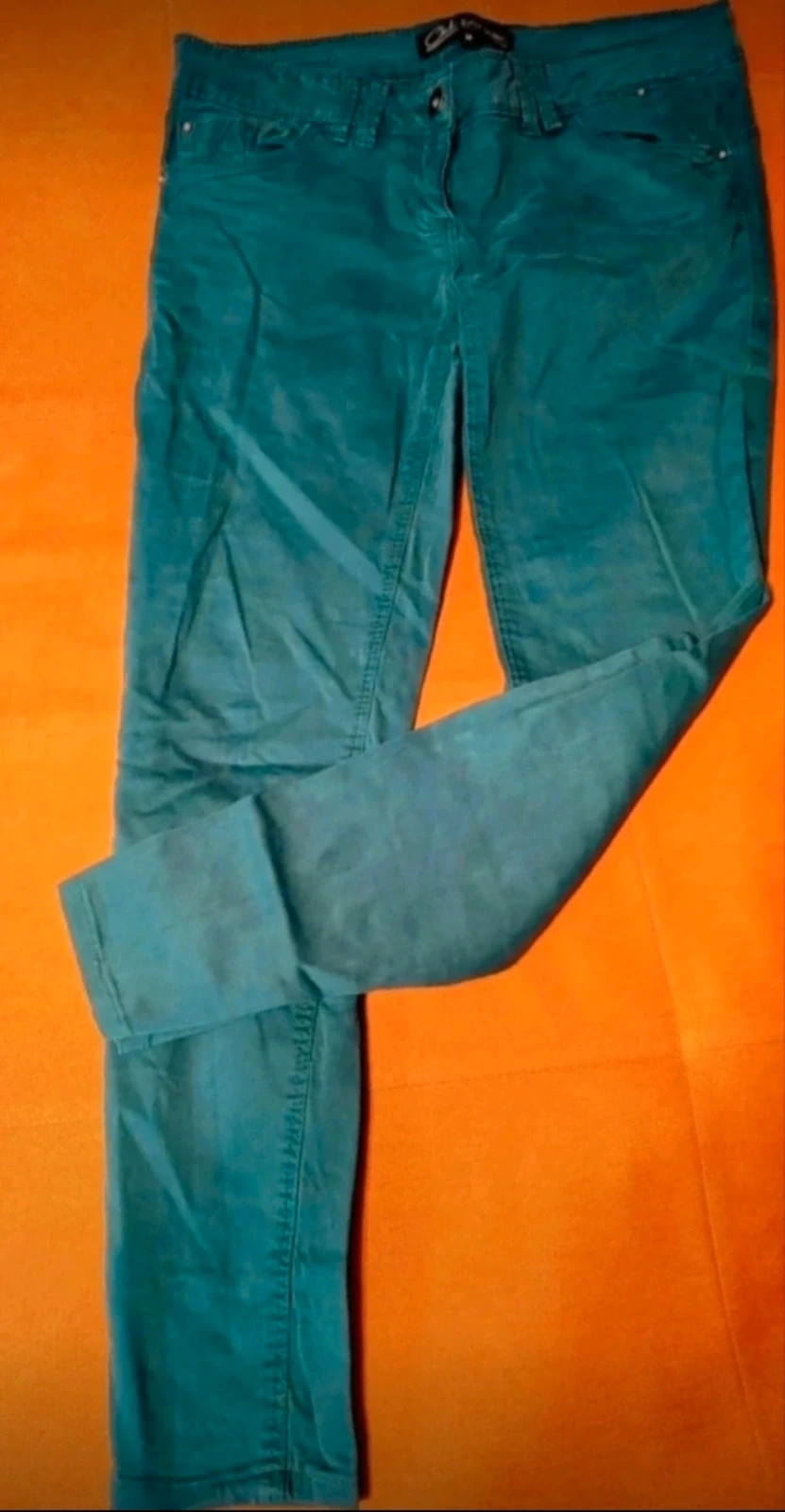 Zöld női skinny nadrág 1