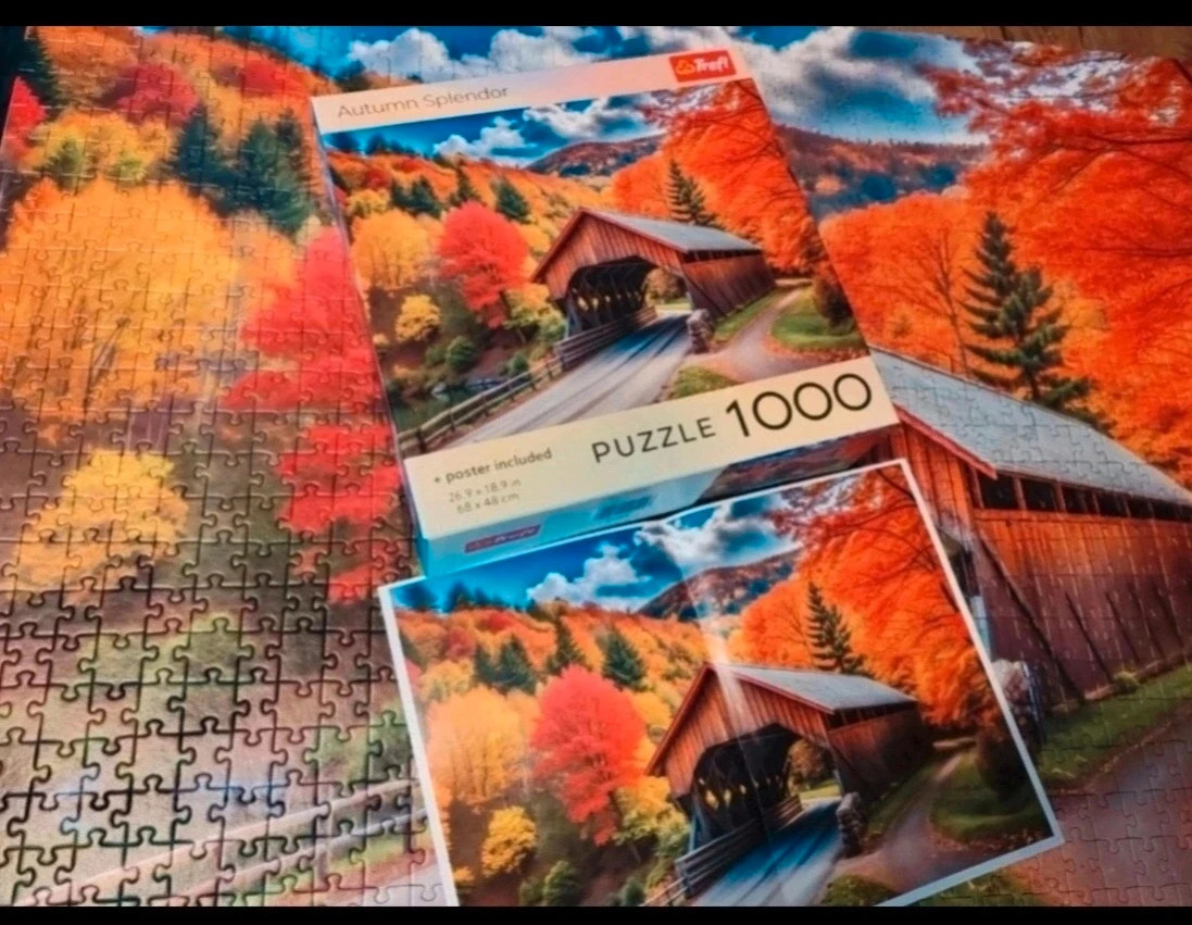 Trefl puzzle - 1000 db-os őszi táj 2