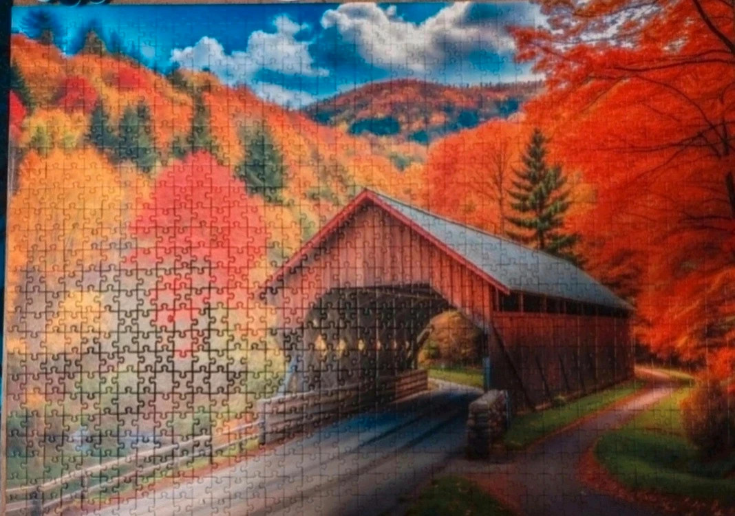 Trefl puzzle - 1000 db-os őszi táj 1
