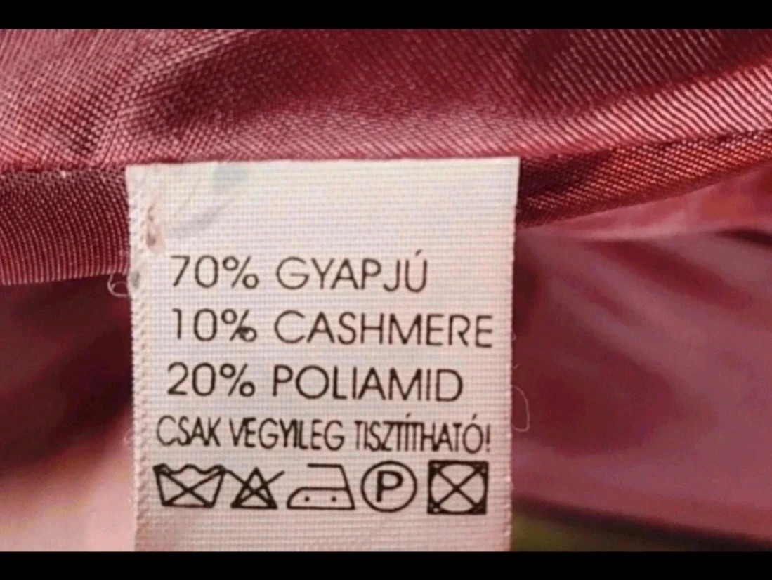 Új! A.Incze padlizsán színű női kabát 4