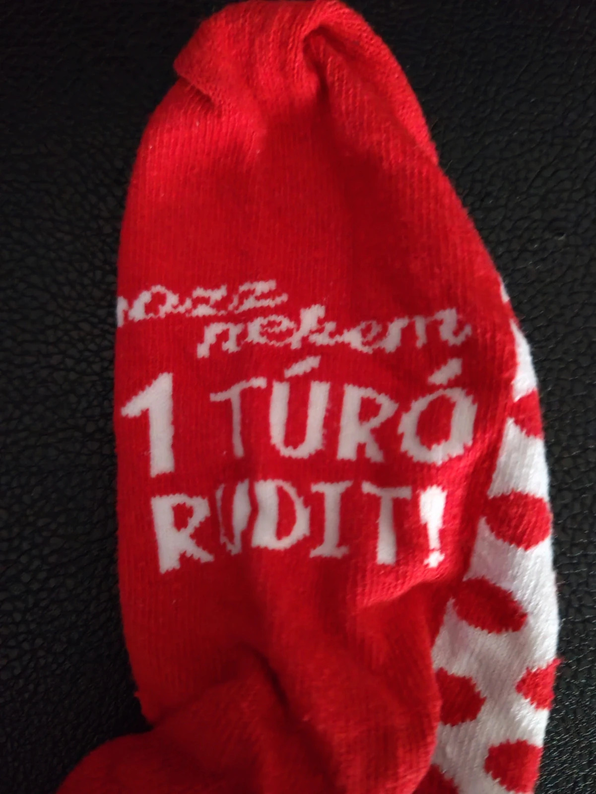 Új! Pöttyös túró rudi zokni 3