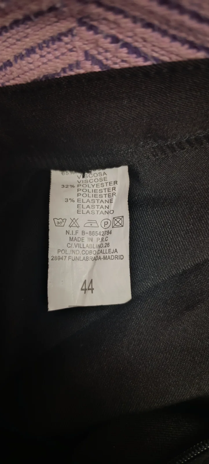Pantalón de mujer gris oscuro clásico 3