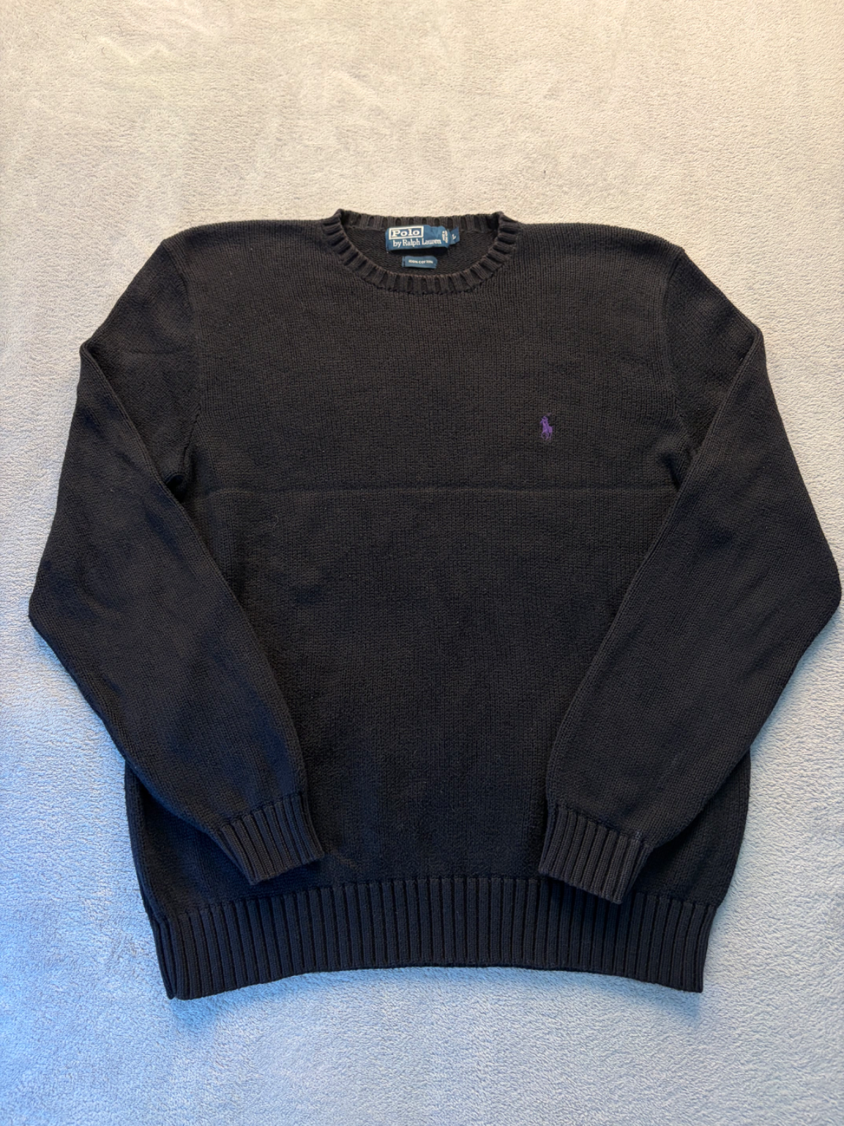Ralph Lauren fekete kötött púlóver 1
