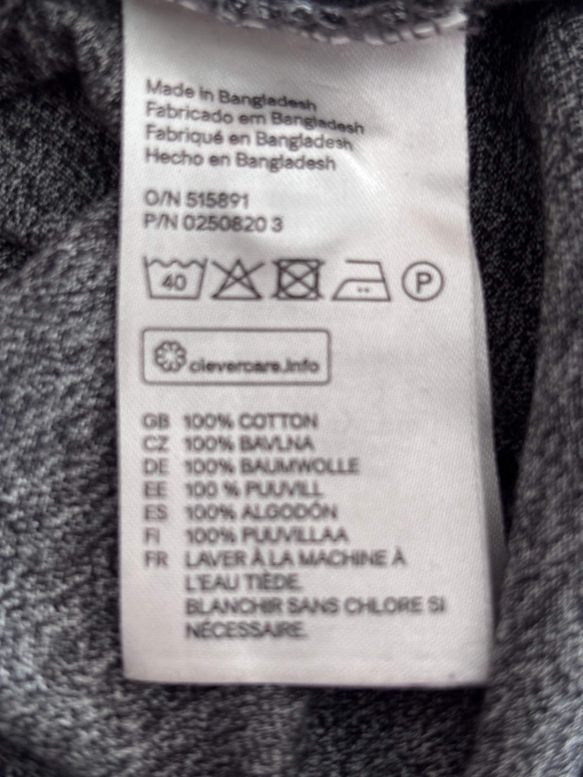 H&M férfi hosszú ujjú felső – S 3