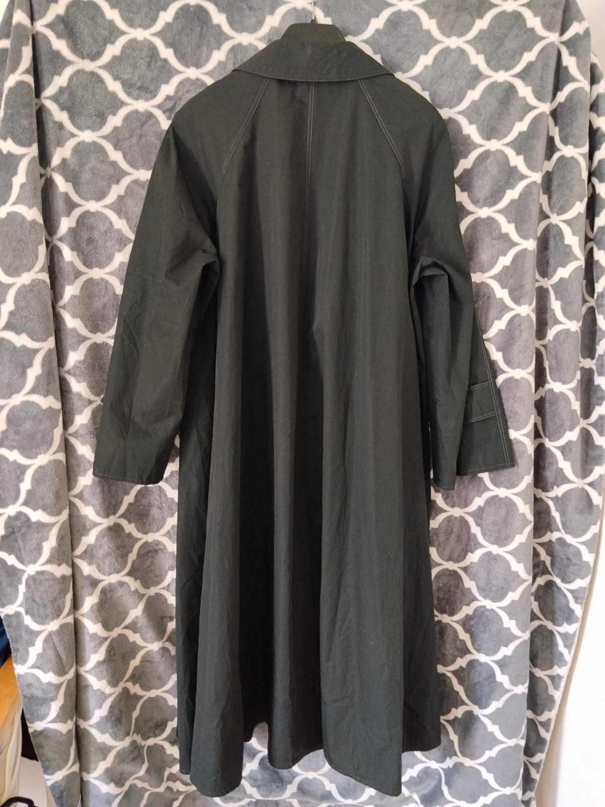 Anne-Marie Beretta Ramosport vintage designer oversized fekete A-vonalú kabát, gyűjtői darab 3