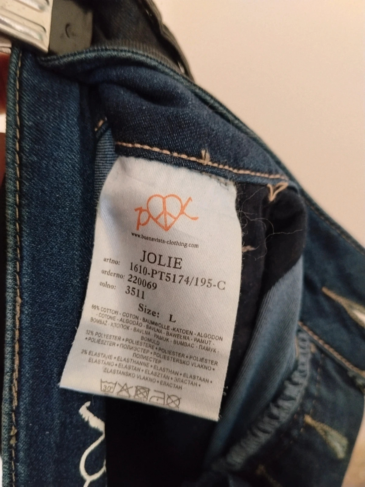 Jolie coated denim nadrág, skinny 4