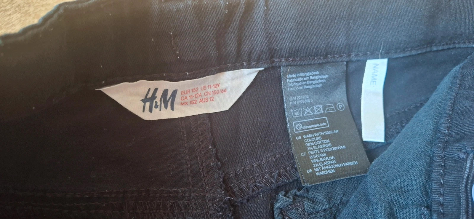 H&M lány farmer rövidnadrág 3