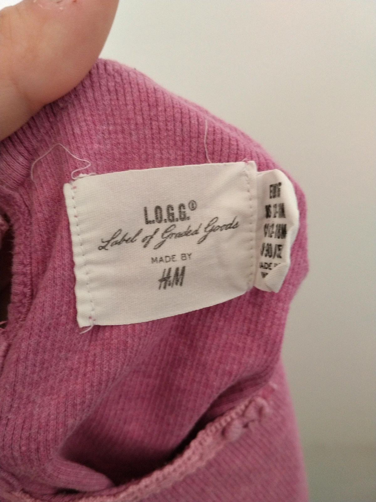 H&M rózsaszín kislány felső 4