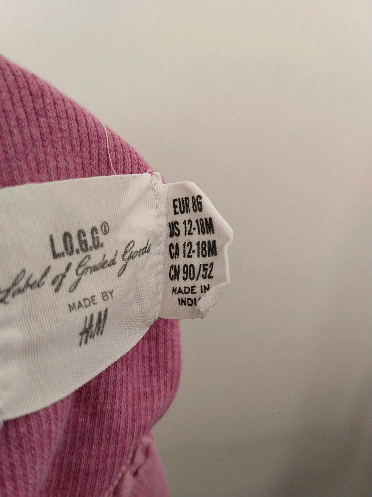 H&M rózsaszín kislány felső 3