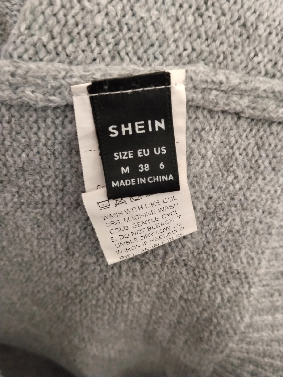 Shein női oversize kötött pulcsi 3