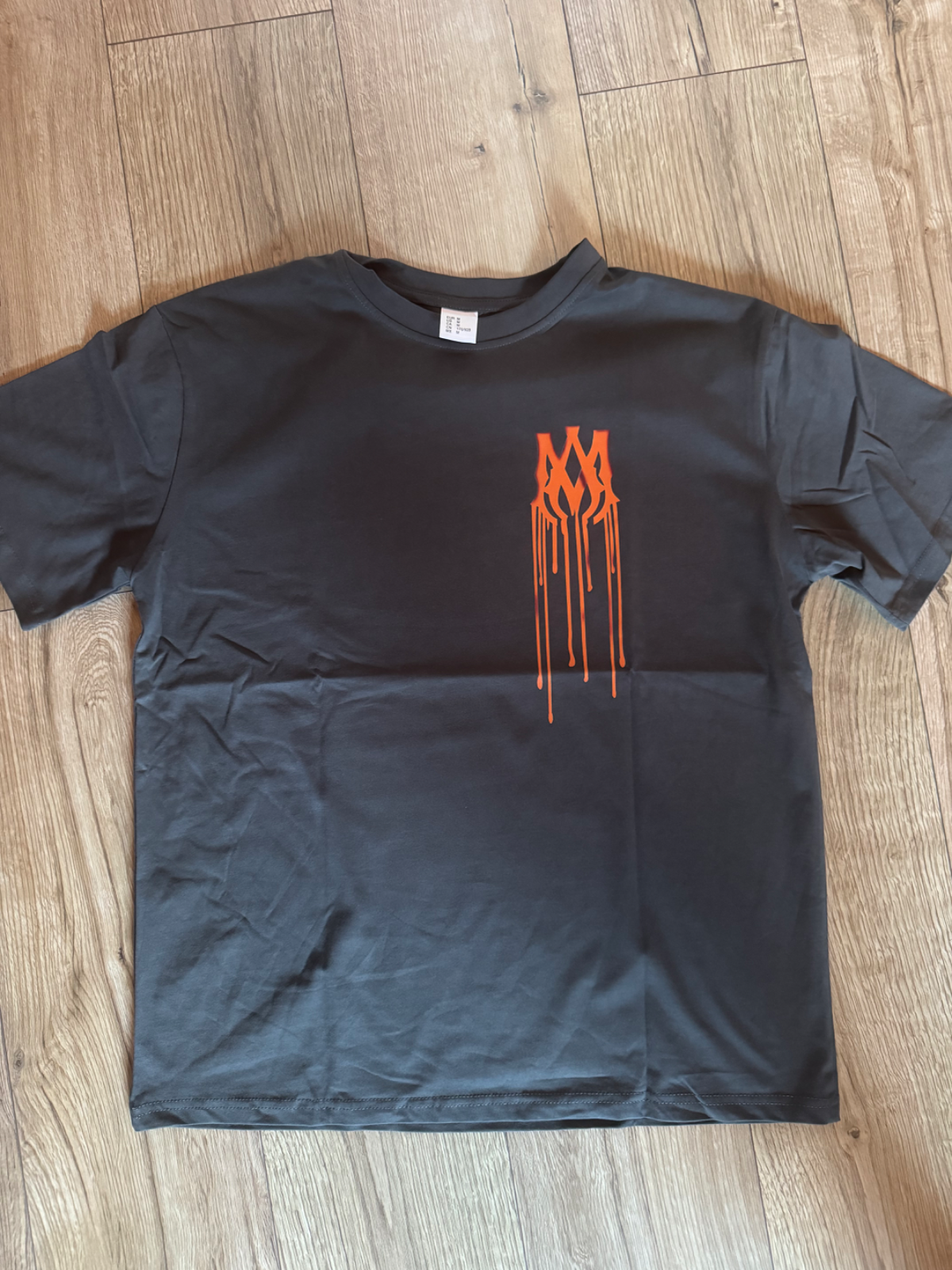 AMIRI Black Drip Logo T-Shirt Size M 1