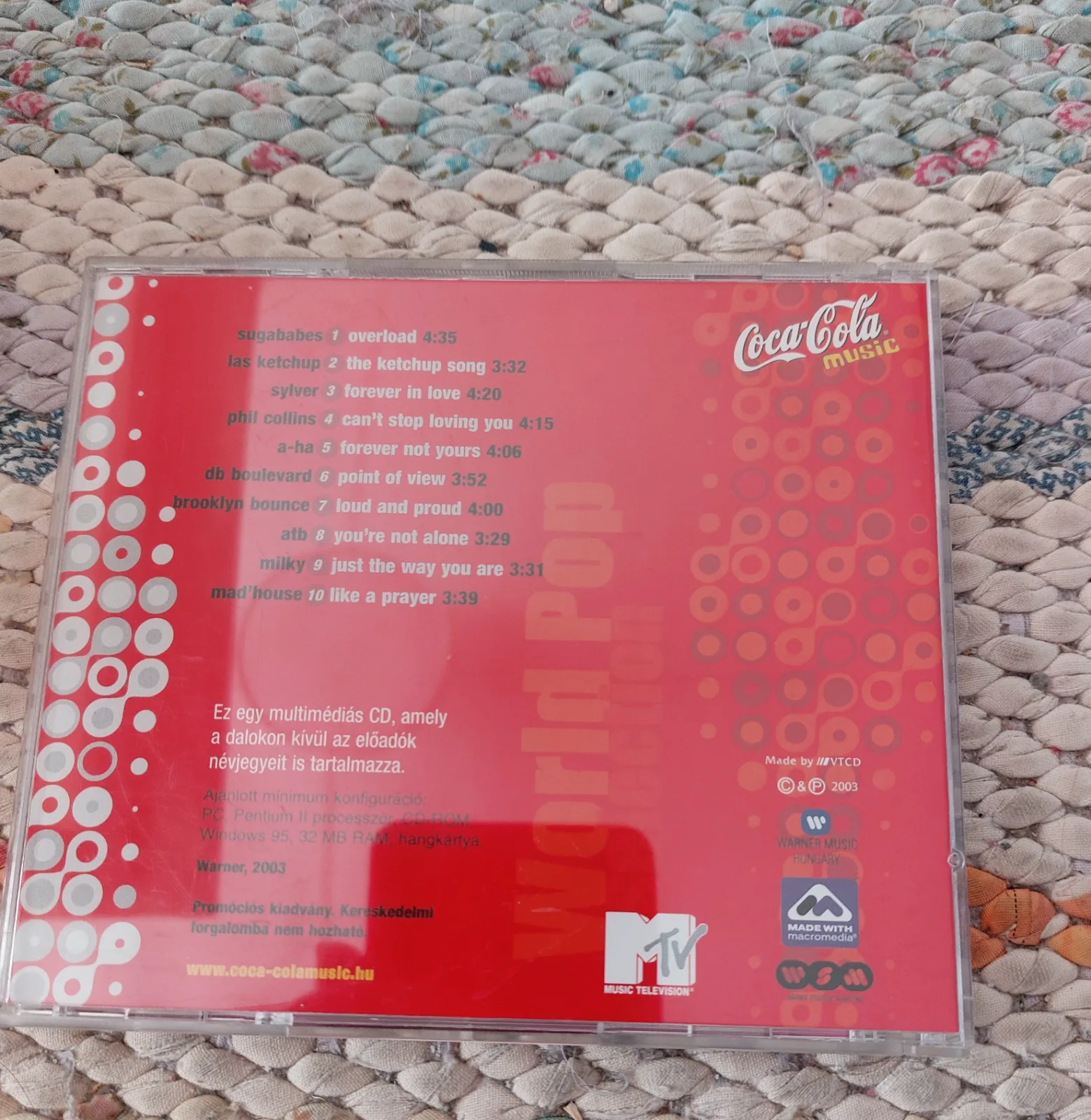Coca cola zenei CD 3