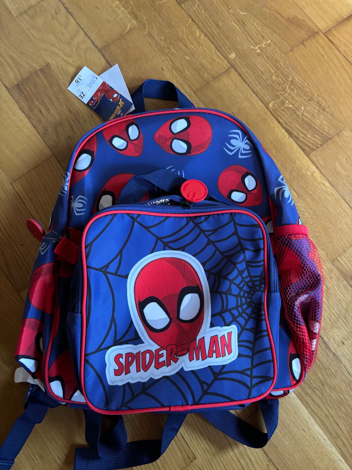 Matalan Spiderman hátizsák + uzsonnás táska 4