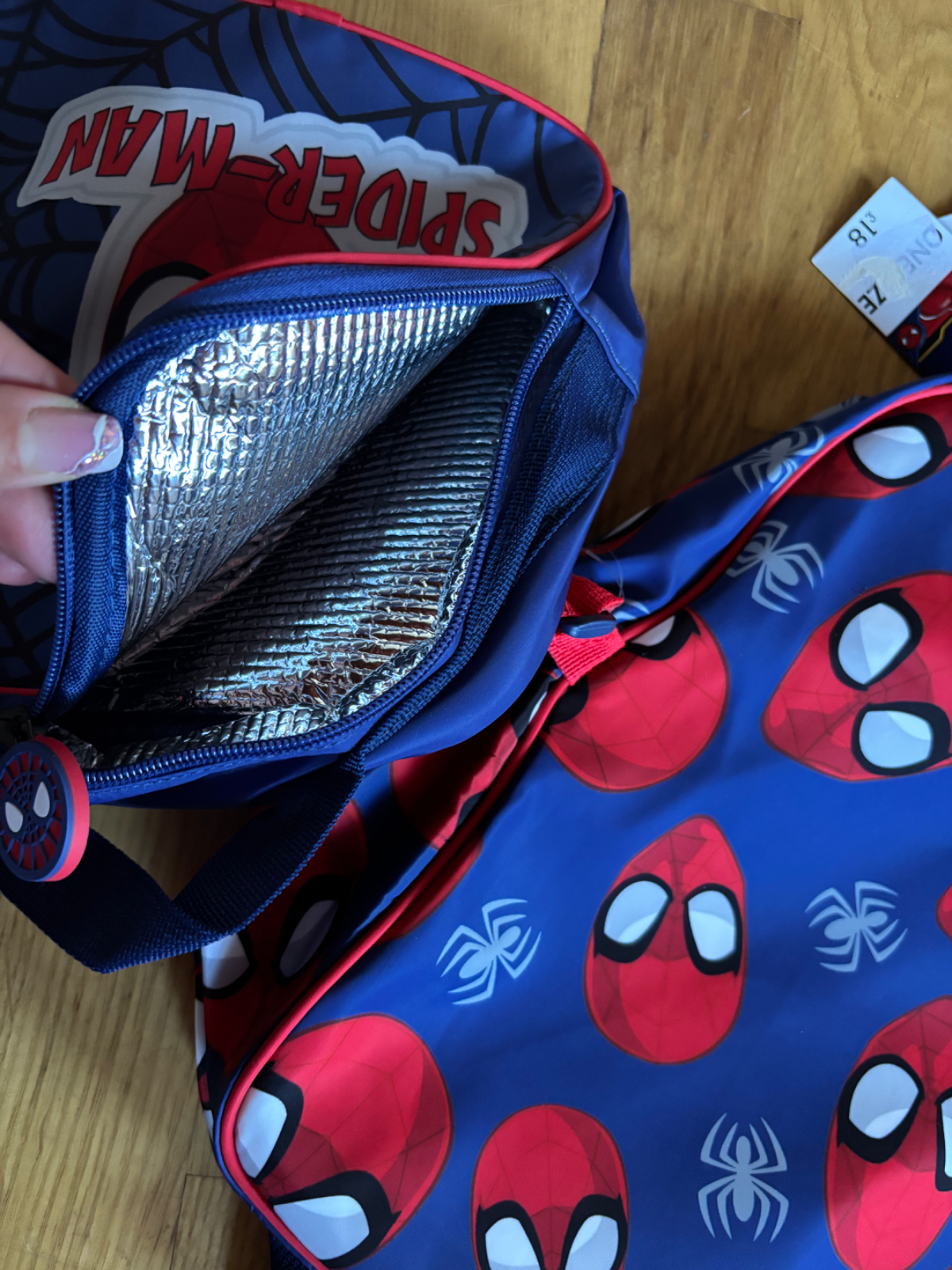 Matalan Spiderman hátizsák + uzsonnás táska 3