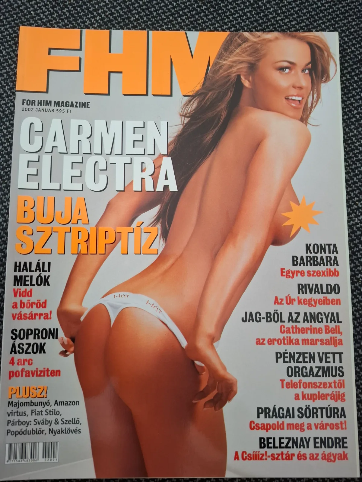 FHM For Him Magazine 2002 január 1