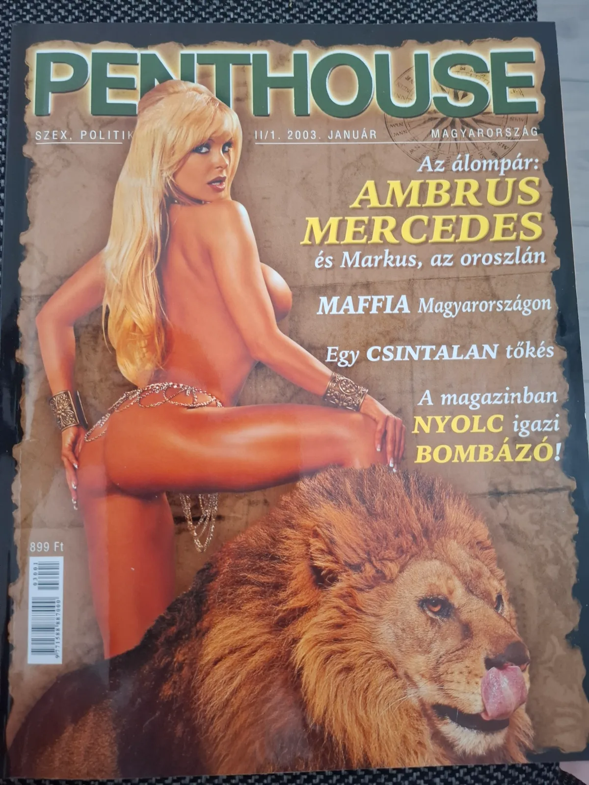 Penthouse magazin 2003. január magyar kiadás 1