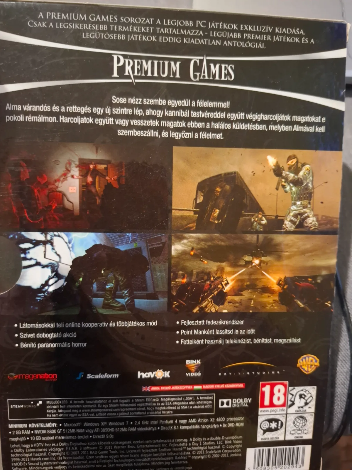 F.E.A.R. Premium Games PC játék 2