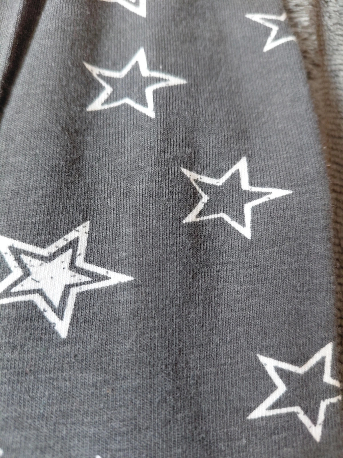 34-es női szürke csillag mintás leggings 2