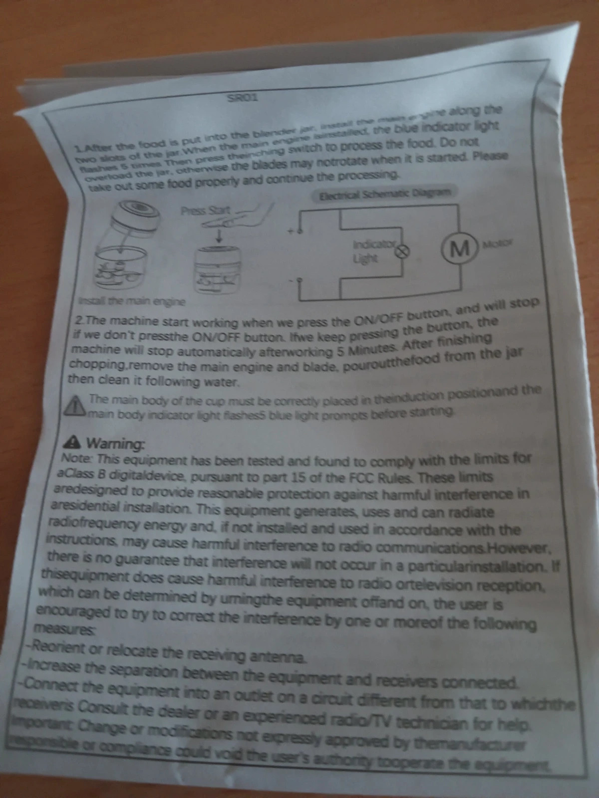 Mini hordozható elektromos aprító 3