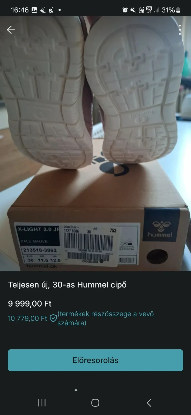 Hummel 30 méretű új cipő 3