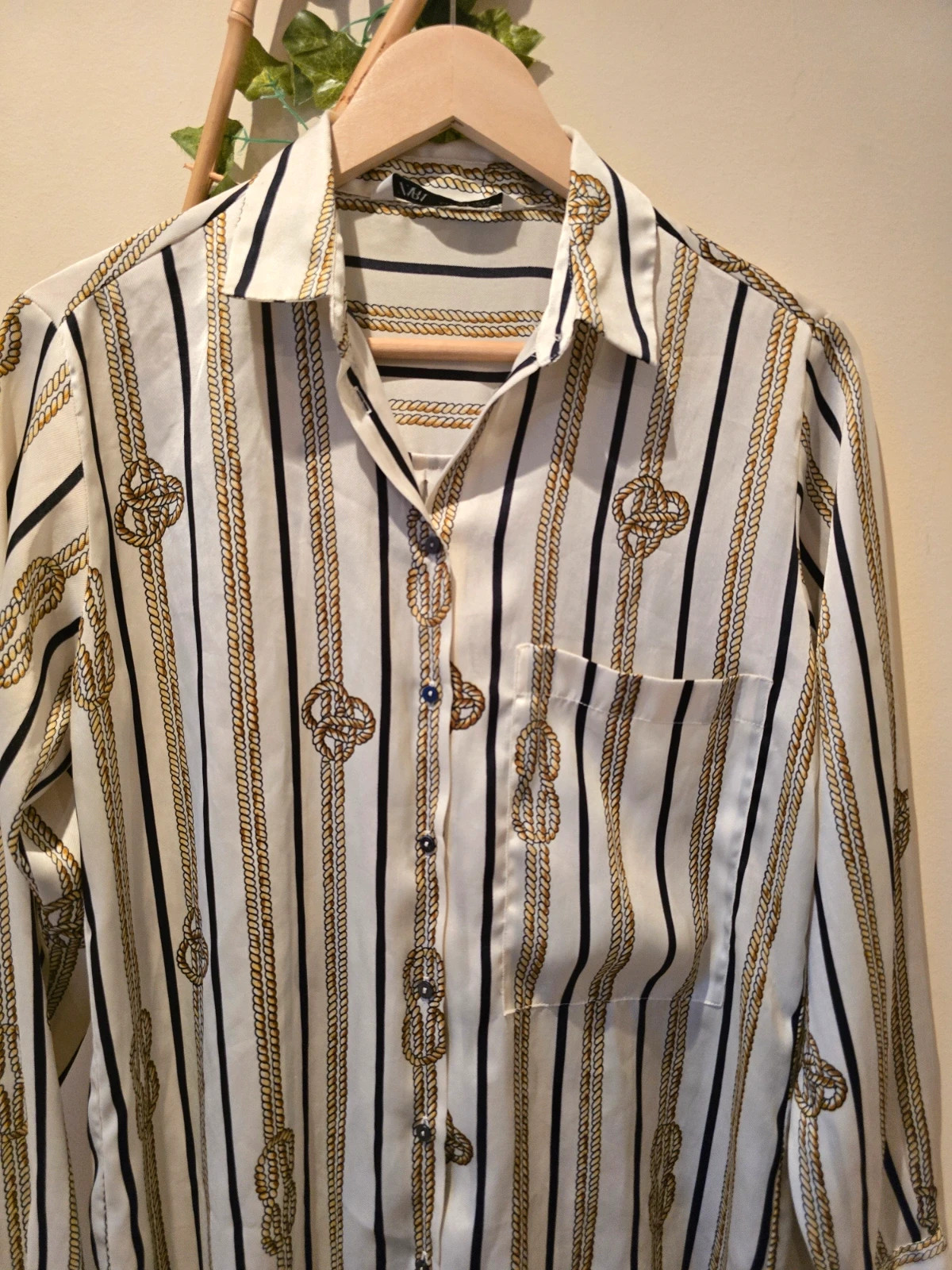 Camisa satinada de Zara-talla S-perfecto estado 4
