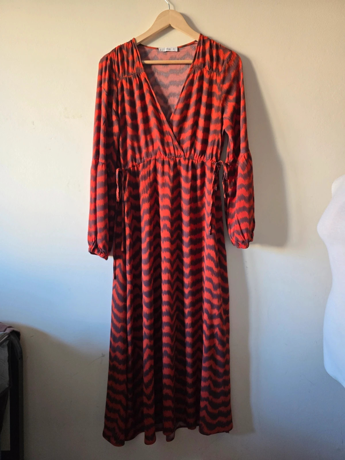 Vestido largo estampado Mango MNG | Talla S 1