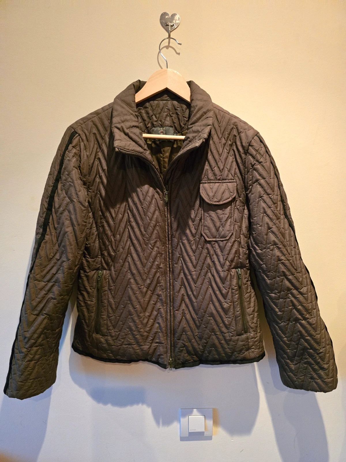 Chaqueta acolchada verde Donjaz-talla L/40- perfecto estado 1
