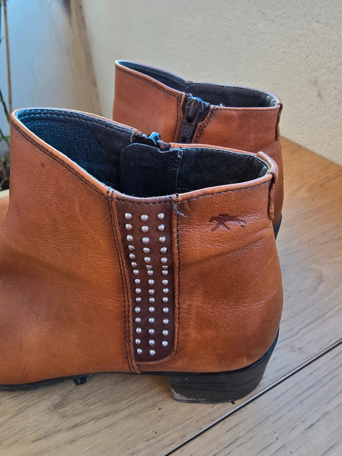 Botines de piel marron de Fluchos(marca española)muy comodos -talla 36 3