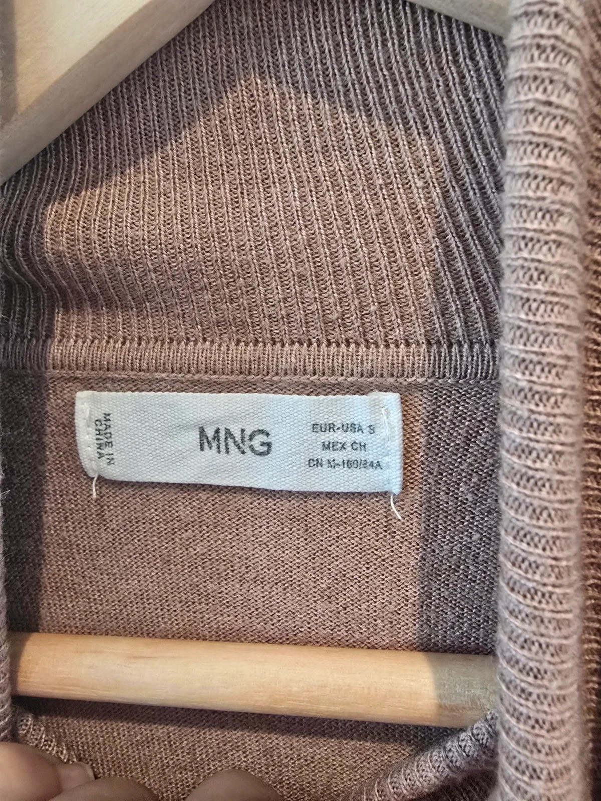 Jersey de punto fino beige de Mango-talla S 4