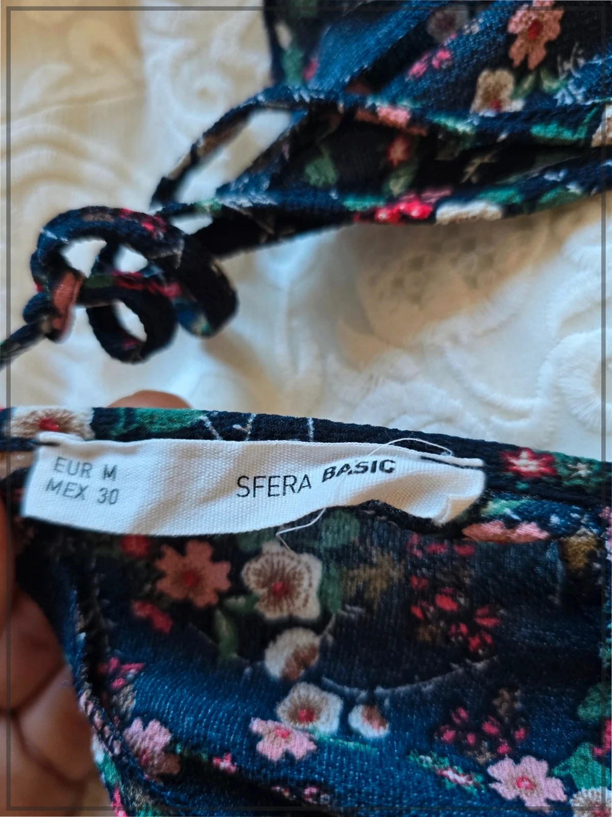 Vestido floral de Sfera -talla M- 4