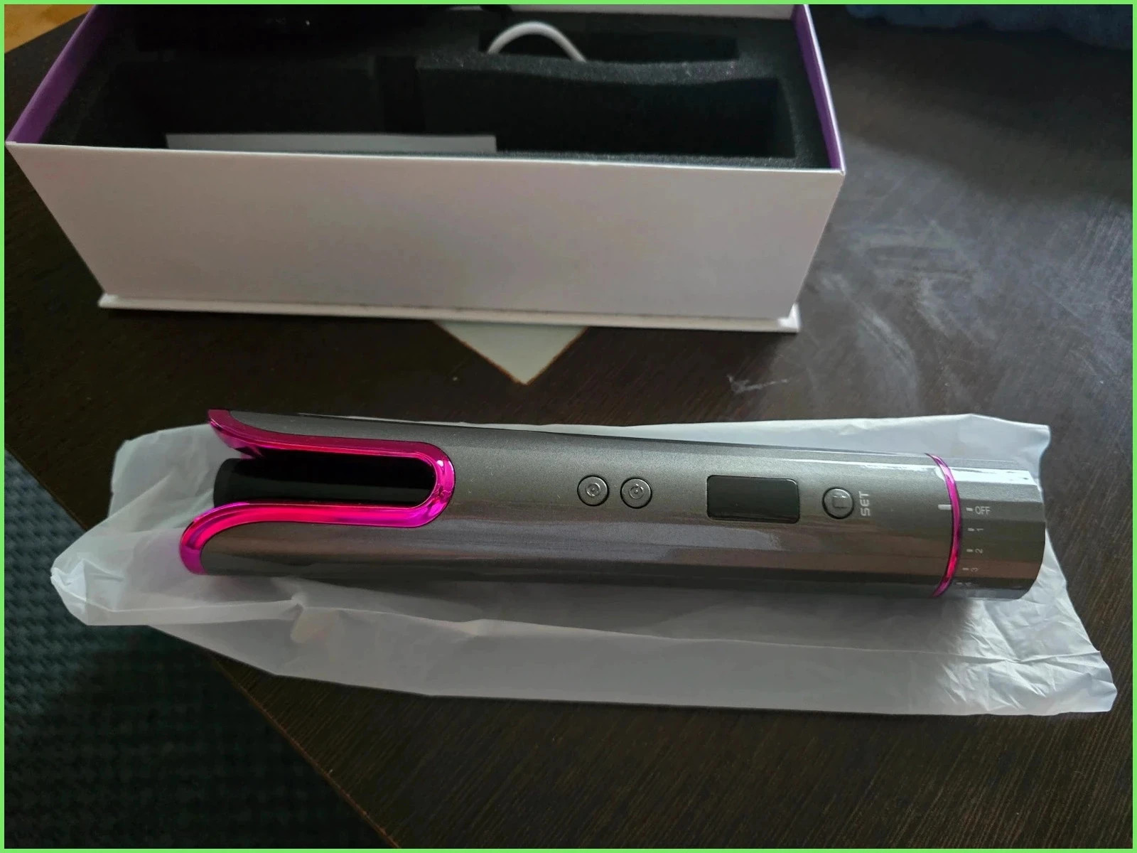 Rizador de pelo automático inalámbrico MDj-808 (Sin cable / Portátil) 1