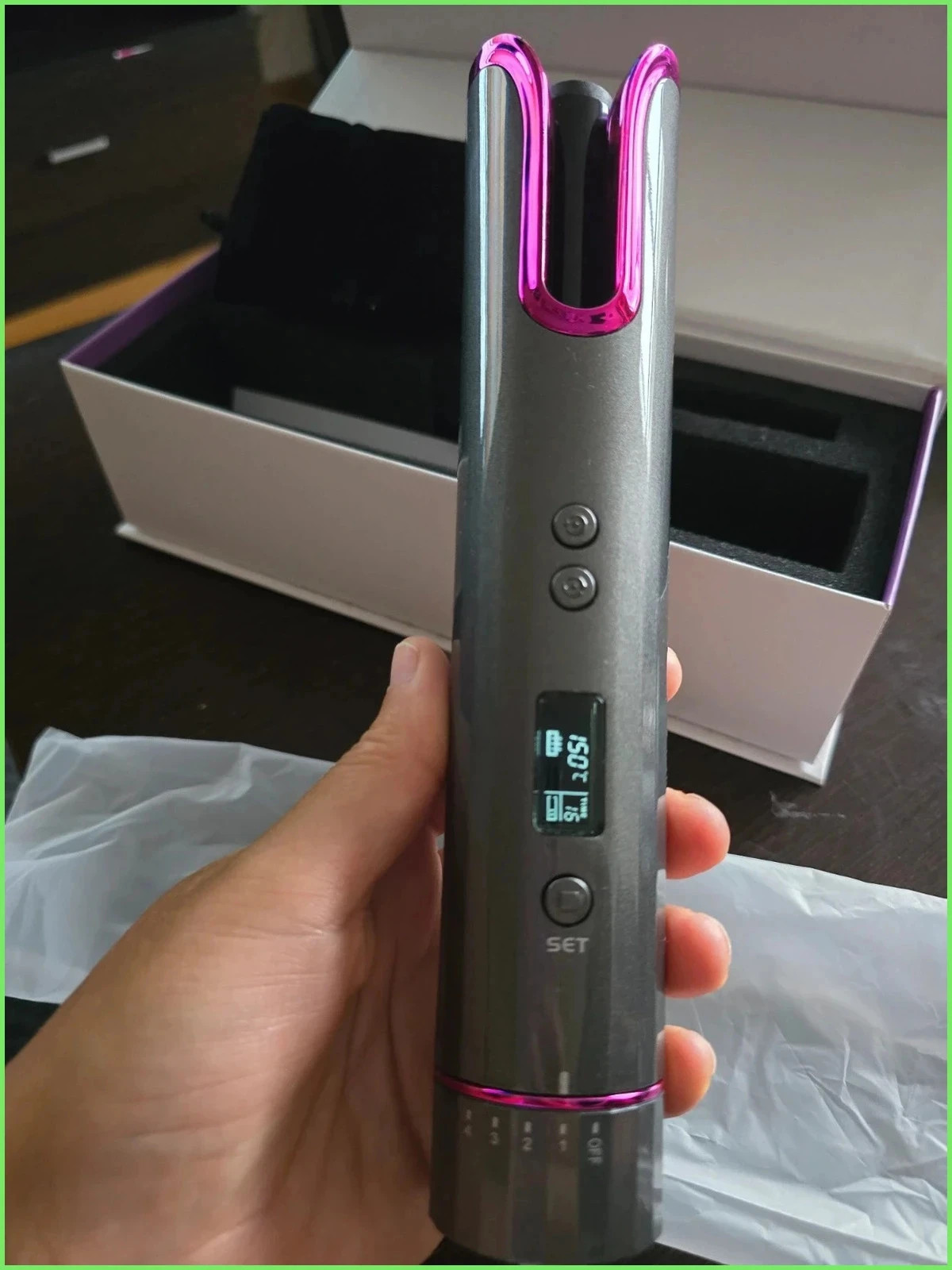 Rizador de pelo automático inalámbrico MDj-808 (Sin cable / Portátil) 2