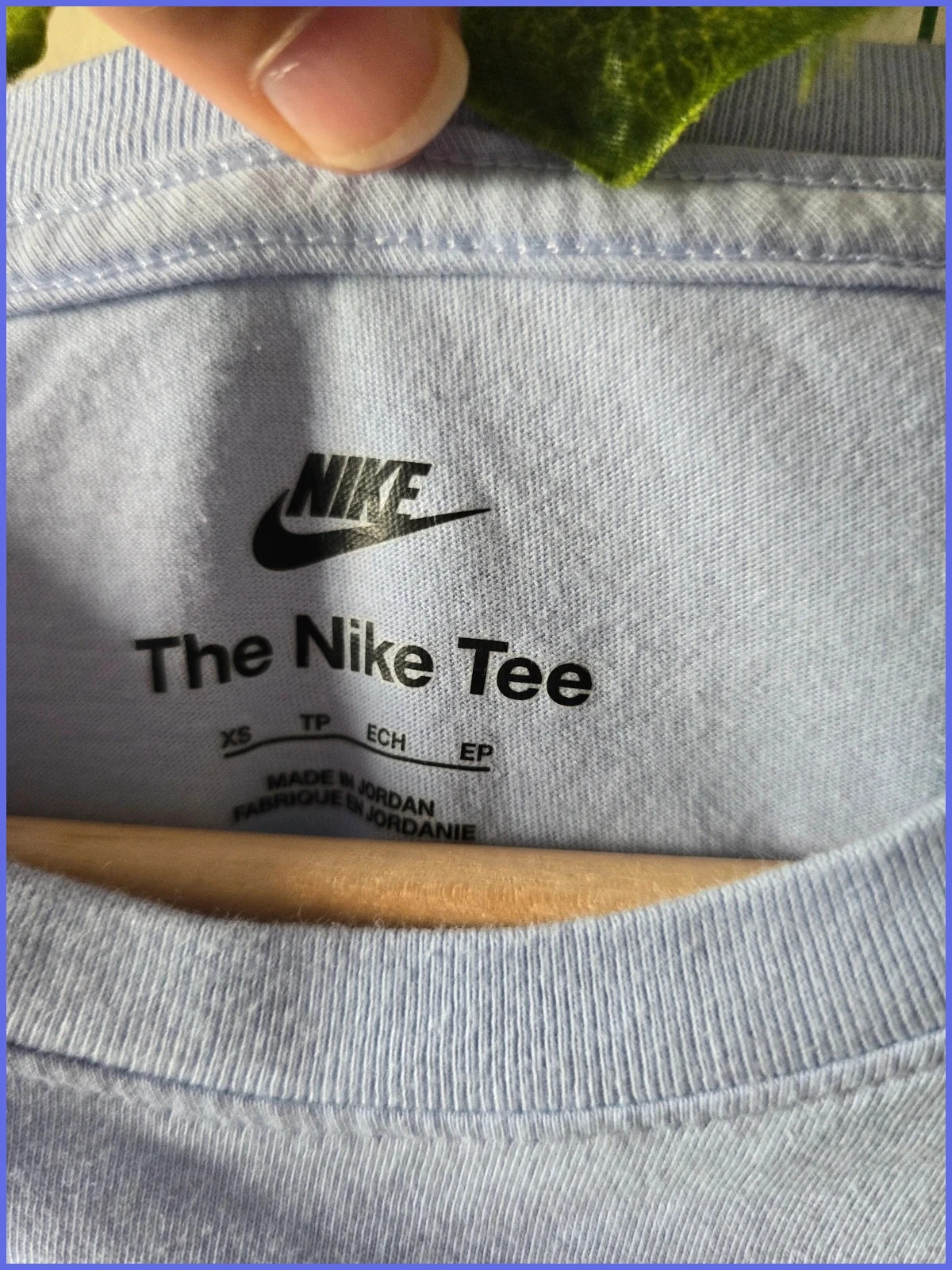 Camiseta azul claro de Nike-talla S(leere descripcion) 3