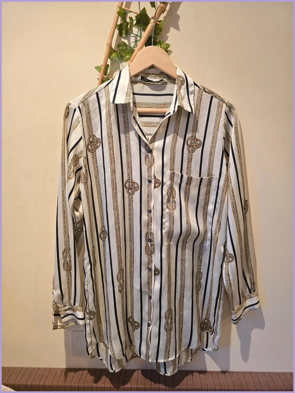 Camisa satinada de Zara-talla S-perfecto estado 1