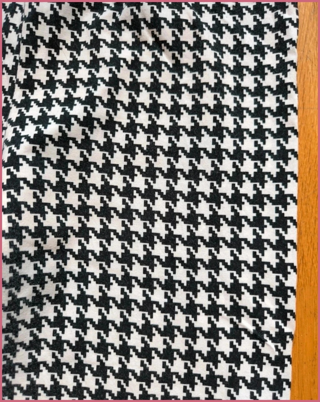 Leggings Stradivarius estampado pata de gallo / Talla L 4