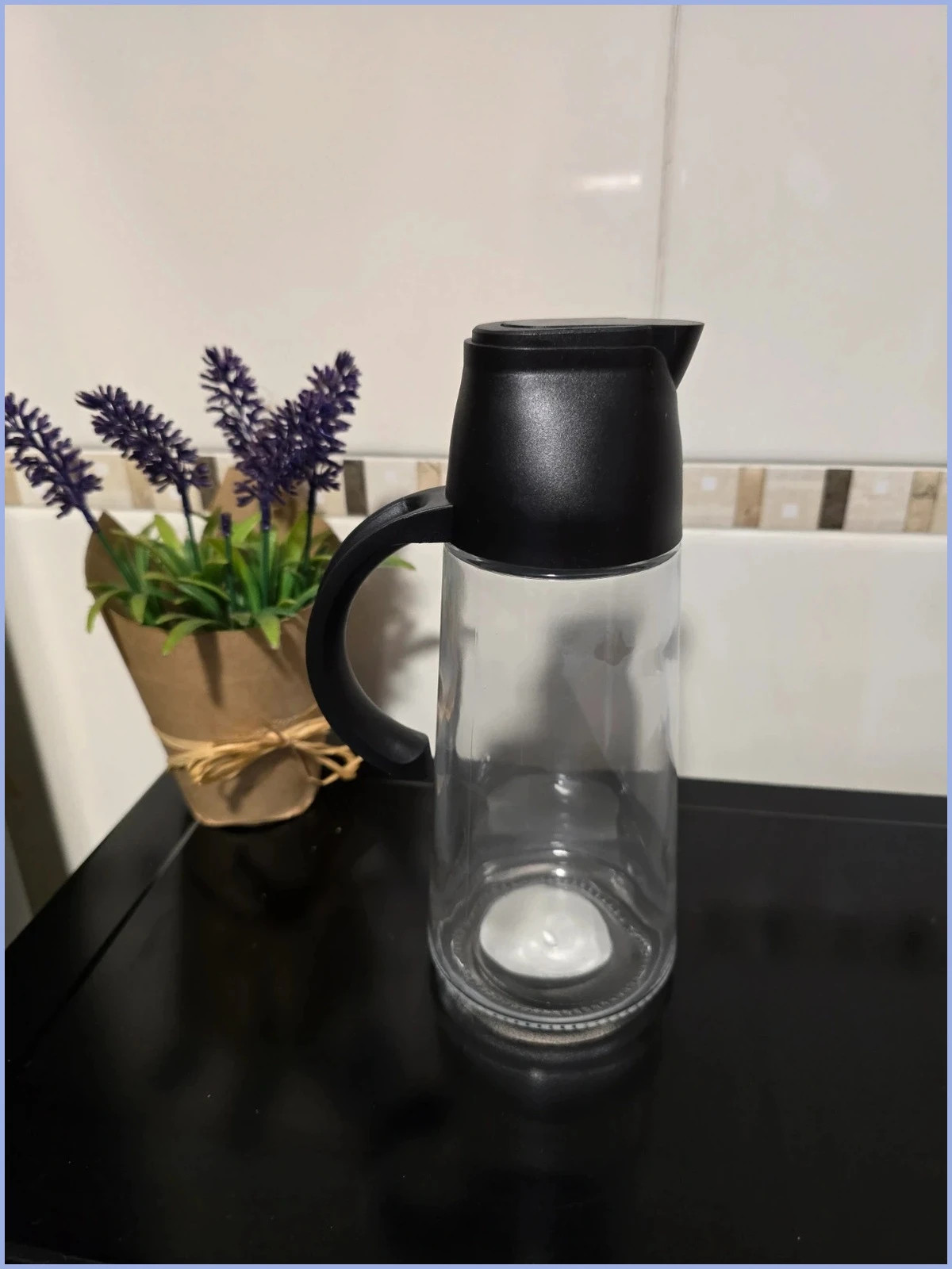 Aceitera / Vinagrera de Cristal con Sistema Antigoteo - 630 ml 1