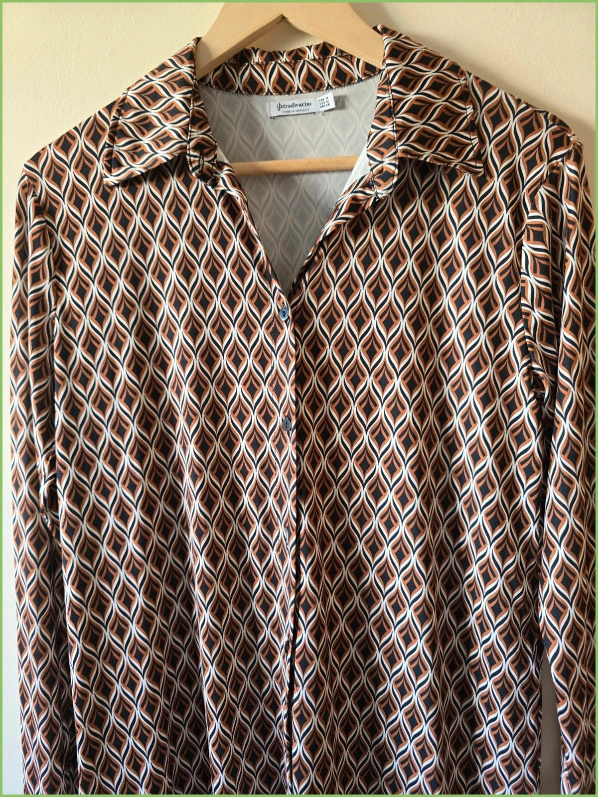 Camisa fluida retro Y2K de Stradivarius-talla M 3