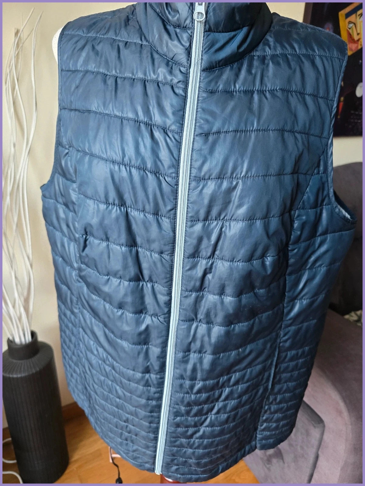 Chaleco acolchado azul de C&A-talla XL 3