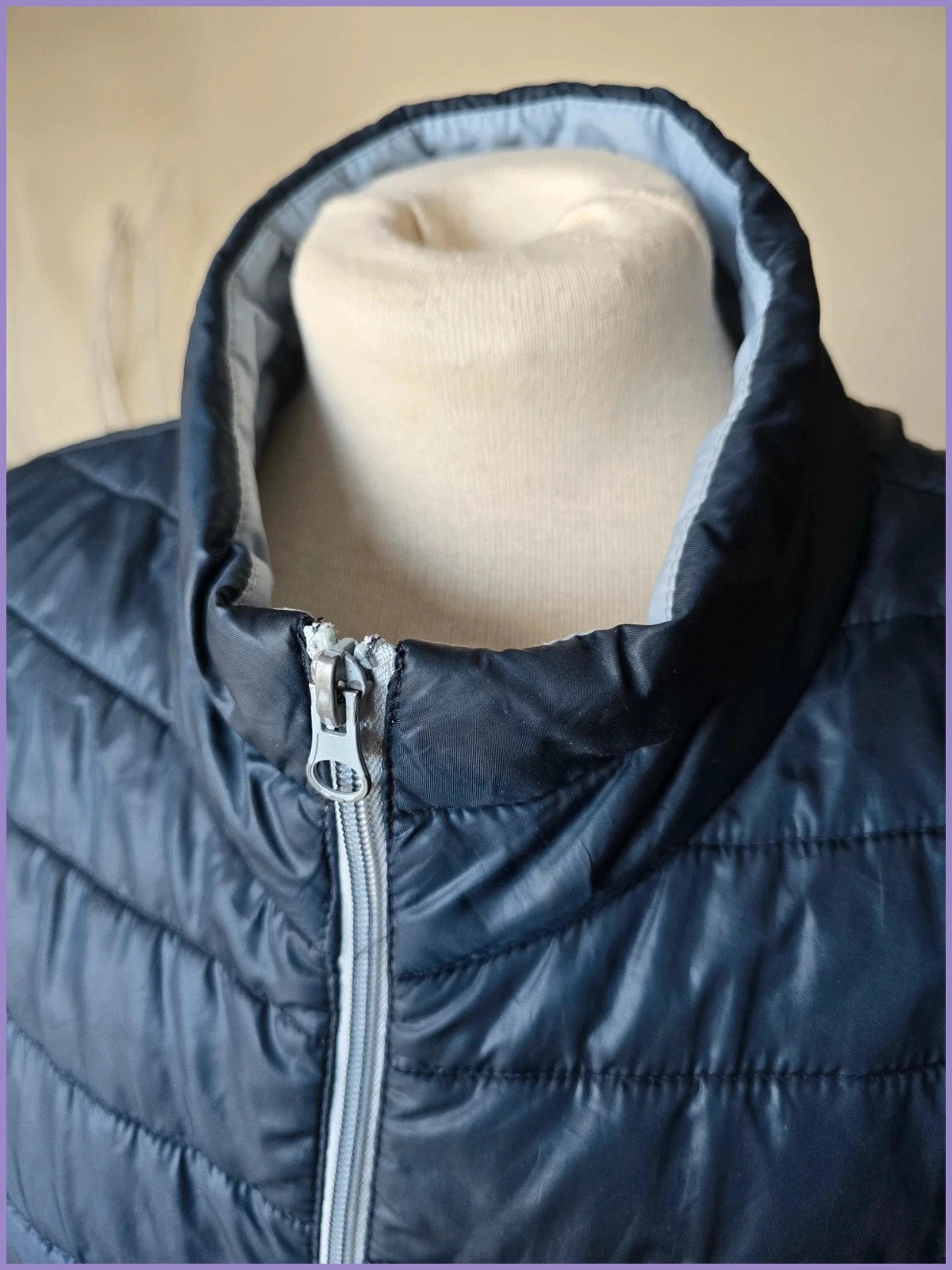 Chaleco acolchado azul de C&A-talla XL 4