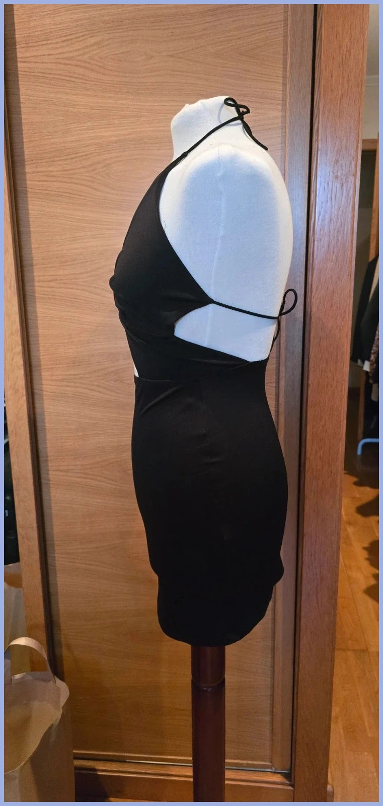 Vestido negro Bershka 3