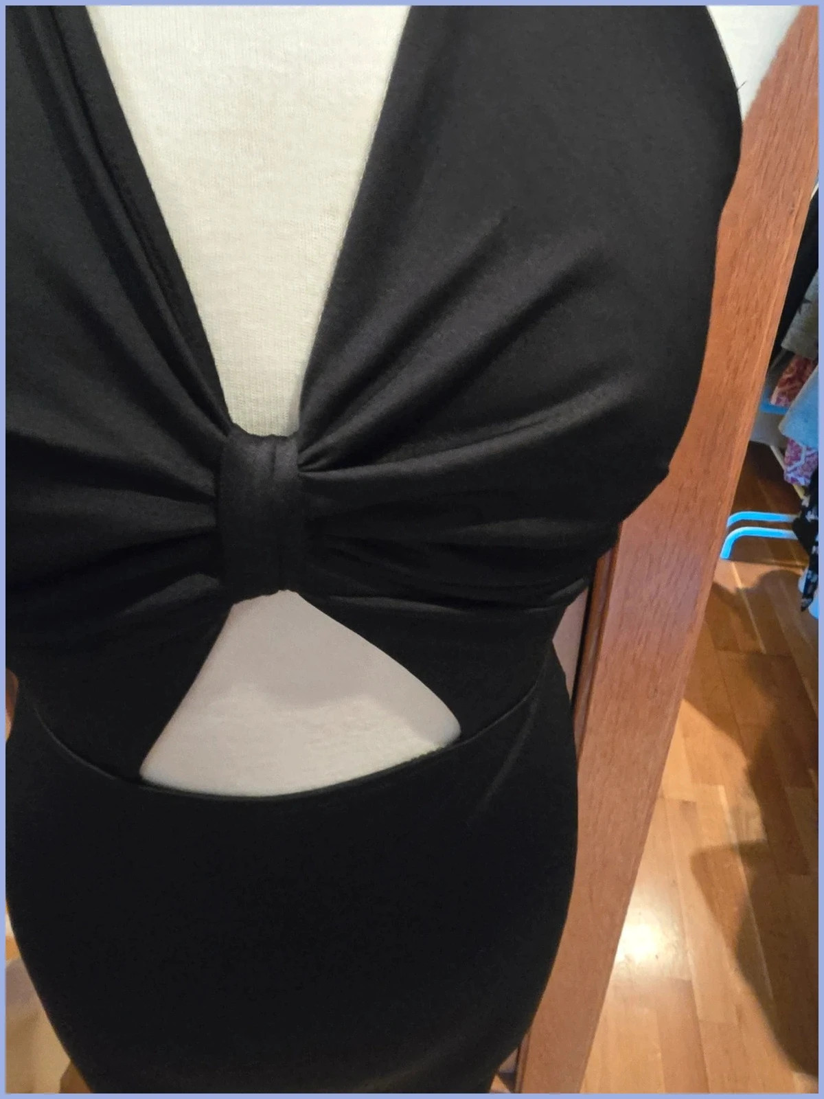 Vestido negro Bershka 4