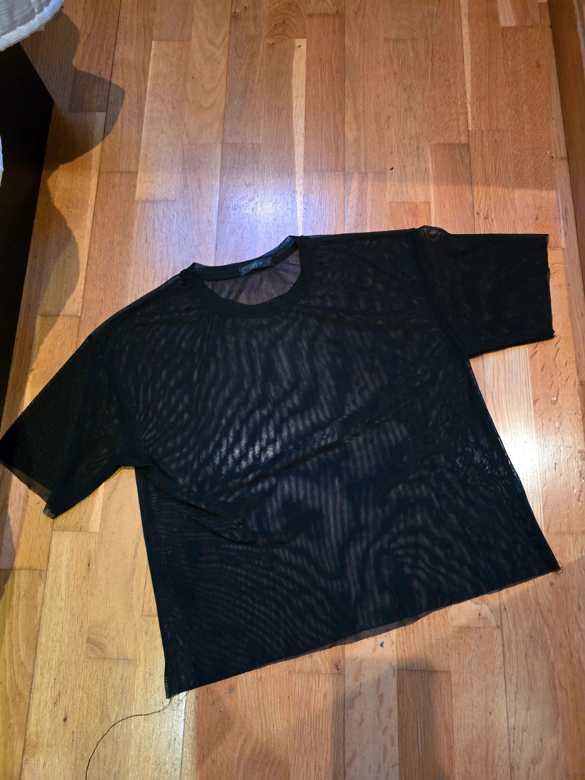 Camiseta de Malla Transparente SHEIN - Talla XS/S 1