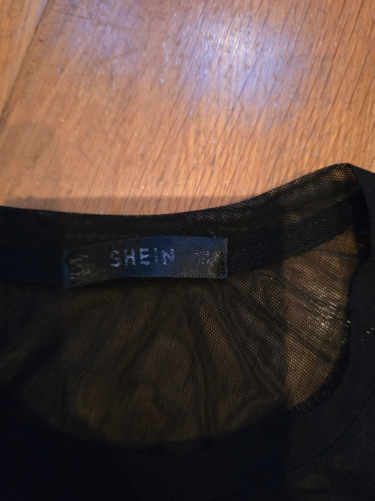 Camiseta de Malla Transparente SHEIN - Talla XS/S 2