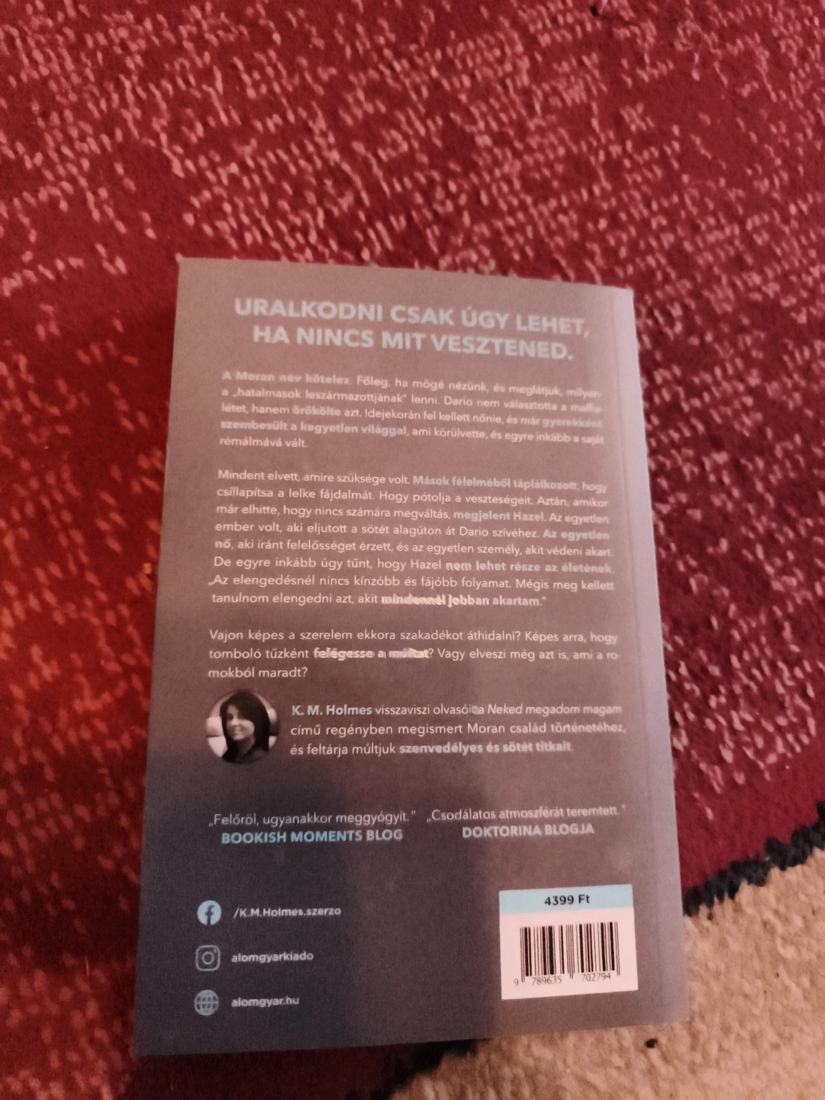K.M.Holmes Dario a veszteség ára 4