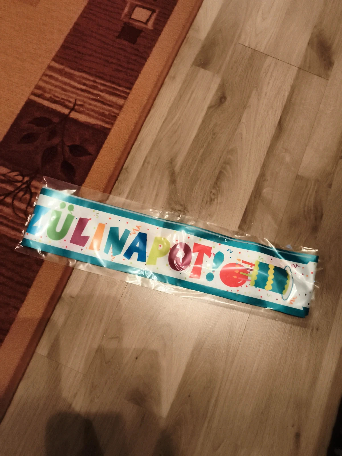 Boldog 30. szülinapot szalag dekoráció 2