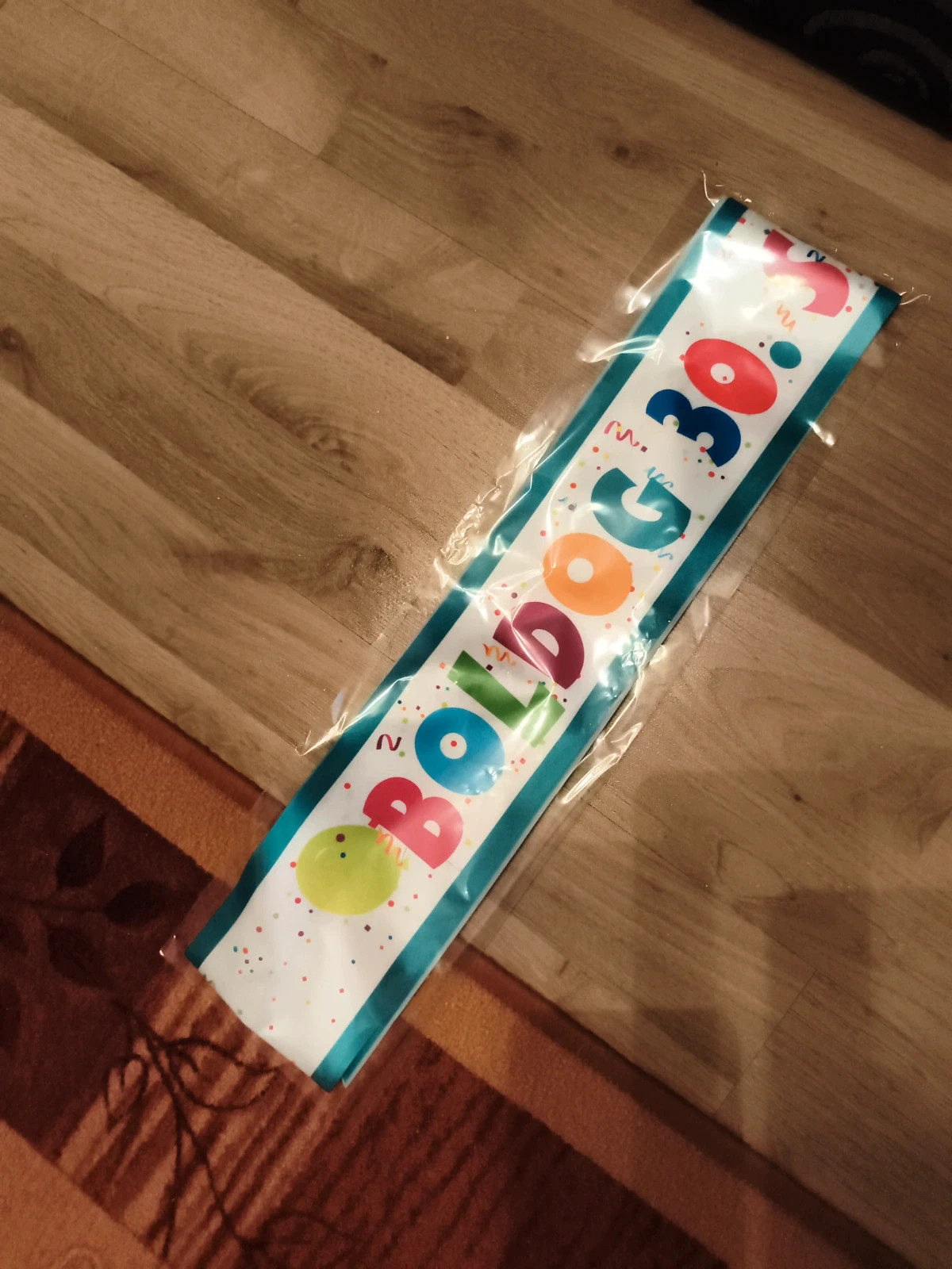 Boldog 30. szülinapot szalag dekoráció 4