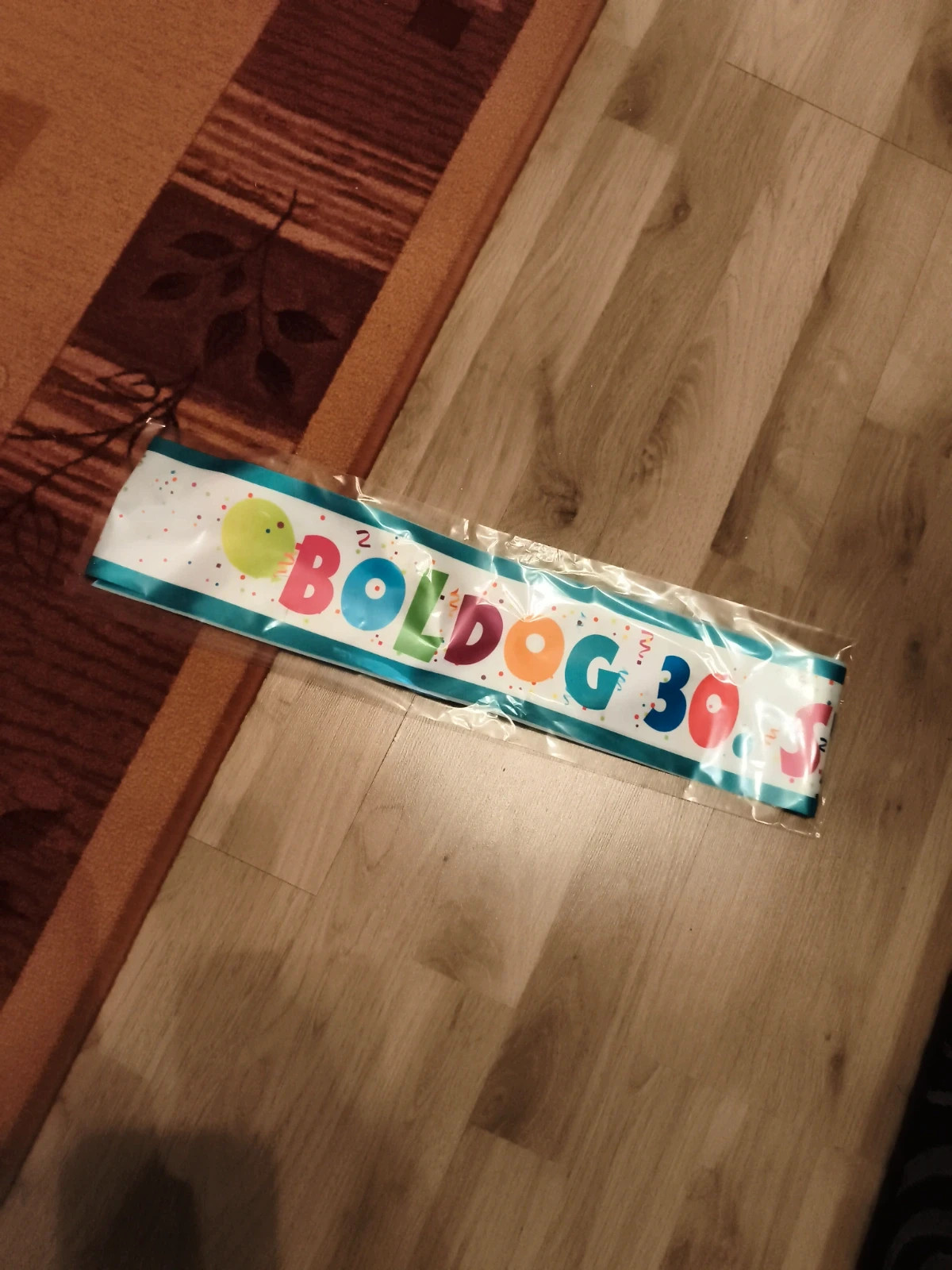 Boldog 30. szülinapot szalag dekoráció 1